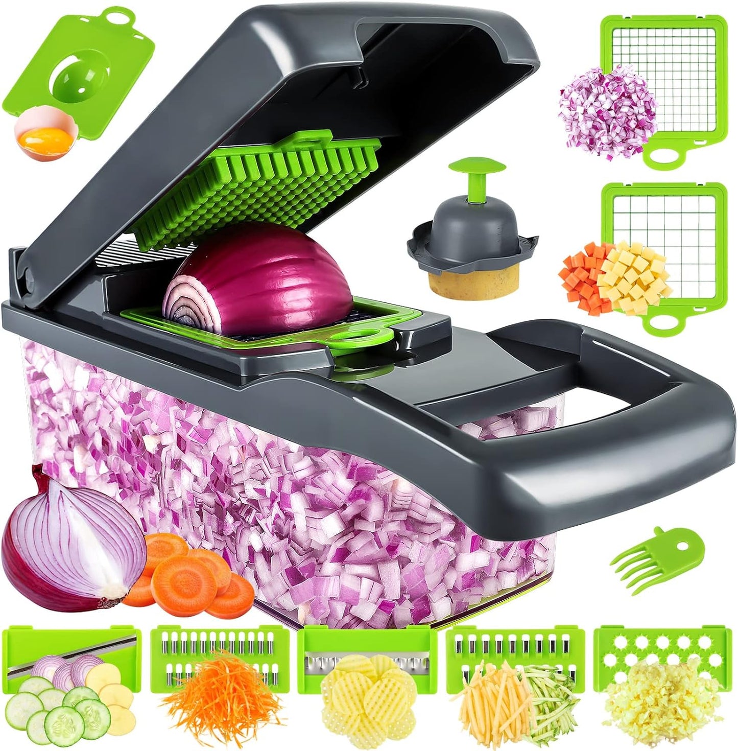 Multifunctional Vegetable Chopper| Vegetable Cutter| Best tool for Vegetable/Fruits